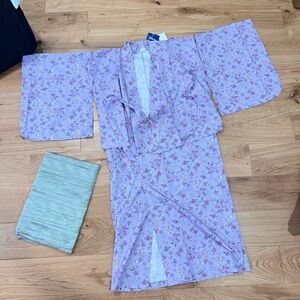 Disney Japan Exclusive Rapunzel Tangled Yukata 2-Way Dress Set NWT